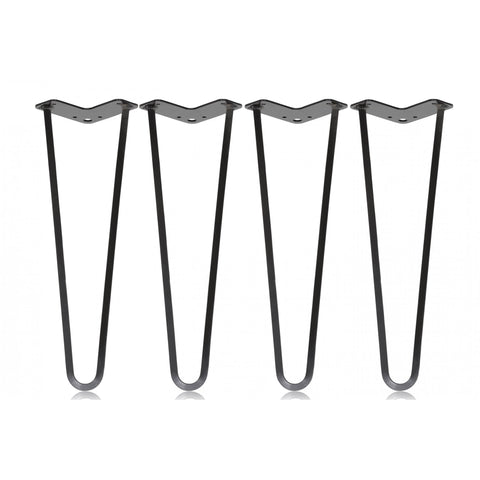 40cm - Square Bar Hairpin Leg Set