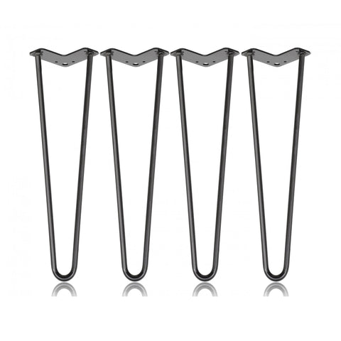 50cm - Round Bar Hairpin Leg Set