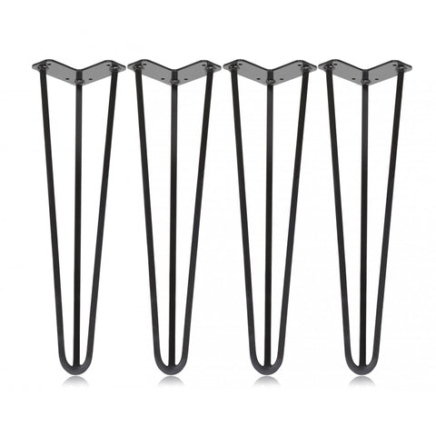 50cm - Square Bar Hairpin Leg Set