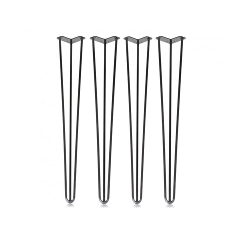 81cm - Round Bar Hairpin Leg Set