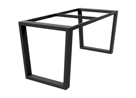 Reverse Trapezium Table Legs With Top Support Frame