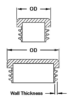 Insert Foot Rectangular Rectangular Tube Inserts– FEETT