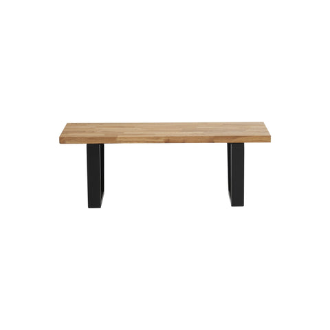 3 Seater Solid Oak Bench